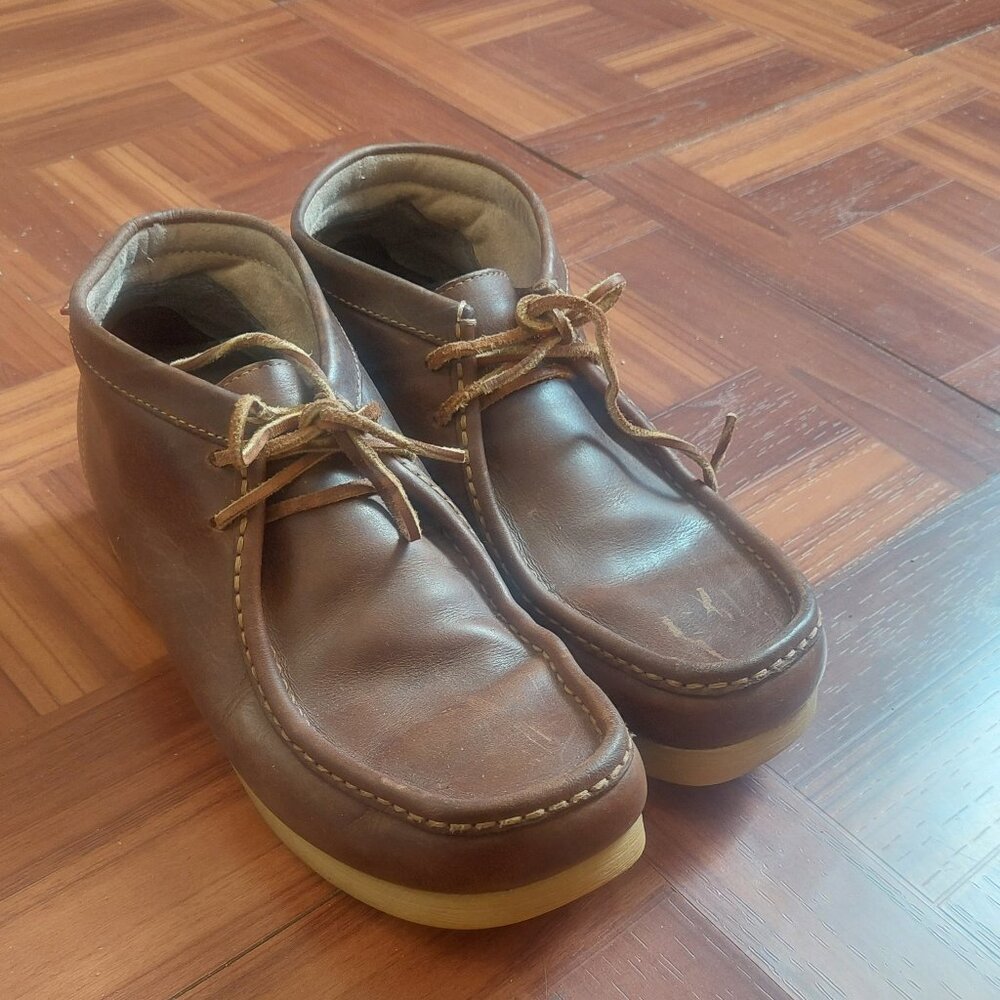 Clarks Originals Wallabee Boots – Brown Leather – Men’s Size 9